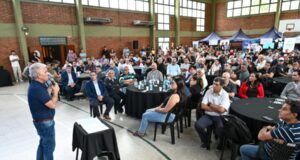 La Toma fue escenario de un compromiso oficial para reactivar la minería puntana