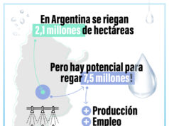 2 empleos cada 100 hectáreas: el riego puede generar más trabajo y de manera sustentable