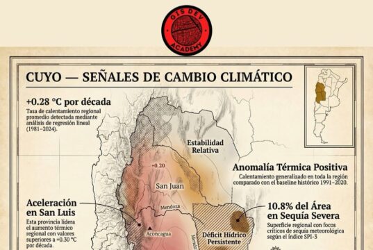 El cambio climático se acelera en San Luis y profundiza el déficit hídrico en la región de Cuyo