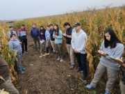 Estudiantes de Agronomía realizaron nueva práctica en un establecimiento de alto nivel tecnológico