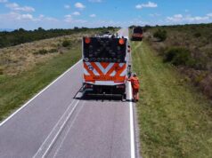 San Luis: renovarán la demarcación en más de 70 kilómetros de la Ruta Provincial N°20