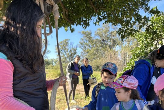 La Escuela Agrotécnica Juan Pascual Pringles celebró el Día del Animal con visitas de nivel inicial