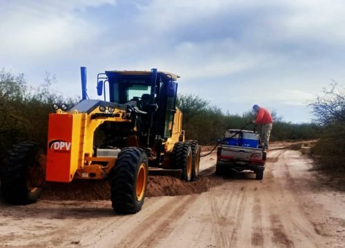 Vialidad Provincial refuerza el mantenimiento de caminos rurales en cinco departamentos