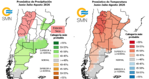 El sur de Cuyo podría recibir más lluvias de lo habitual durante el invierno y abre expectativas para la próxima campaña