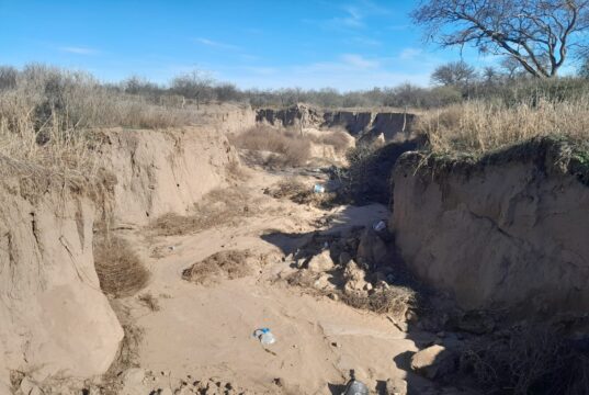San Luis: un estudio alerta que la erosión ya duplicó las cárcavas en la cuenca La Petra