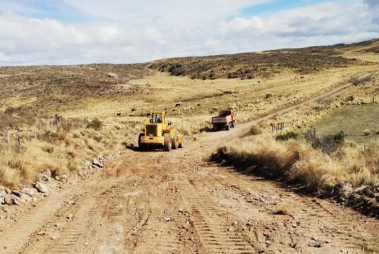Vialidad Provincial reparó caminos no pavimentados en Pringles, Pueyrredón y Belgrano