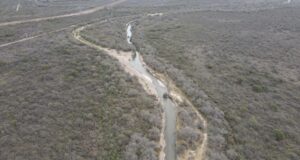 Comenzaron las obras de reencauzamiento del río Conlara en Lafinur