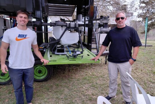 La agricultura levanta vuelo en San Luis: Ruggeri apuesta por drones para pulverizar, sembrar y fertilizar