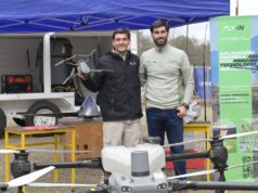 Desde Donovan, Fly-In combina aviones y drones para llevar más precisión al campo puntano