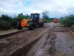 Vialidad Provincial trabaja sobre caminos no pavimentados en distintos puntos de San Luis